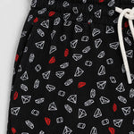 Straight Trouser - Black Diamond - Savys Retail - lounge wear