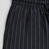 Straight Trouser - Black & White Striped - Savys Retail - lounge wear