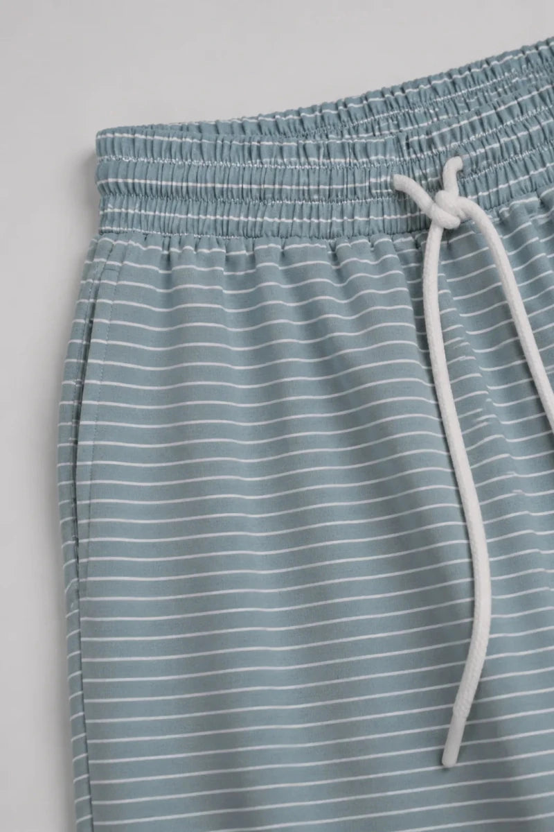 Straight Trouser - Blue & White Striped - Savys Retail - lounge wear