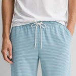 Straight Trouser - Blue & White Striped - Savys Retail - lounge wear