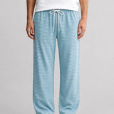 Straight Trouser - Blue & White Striped - Savys Retail - lounge wear