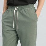Straight Trouser - Green & White Striped - Savys Retail - lounge wear