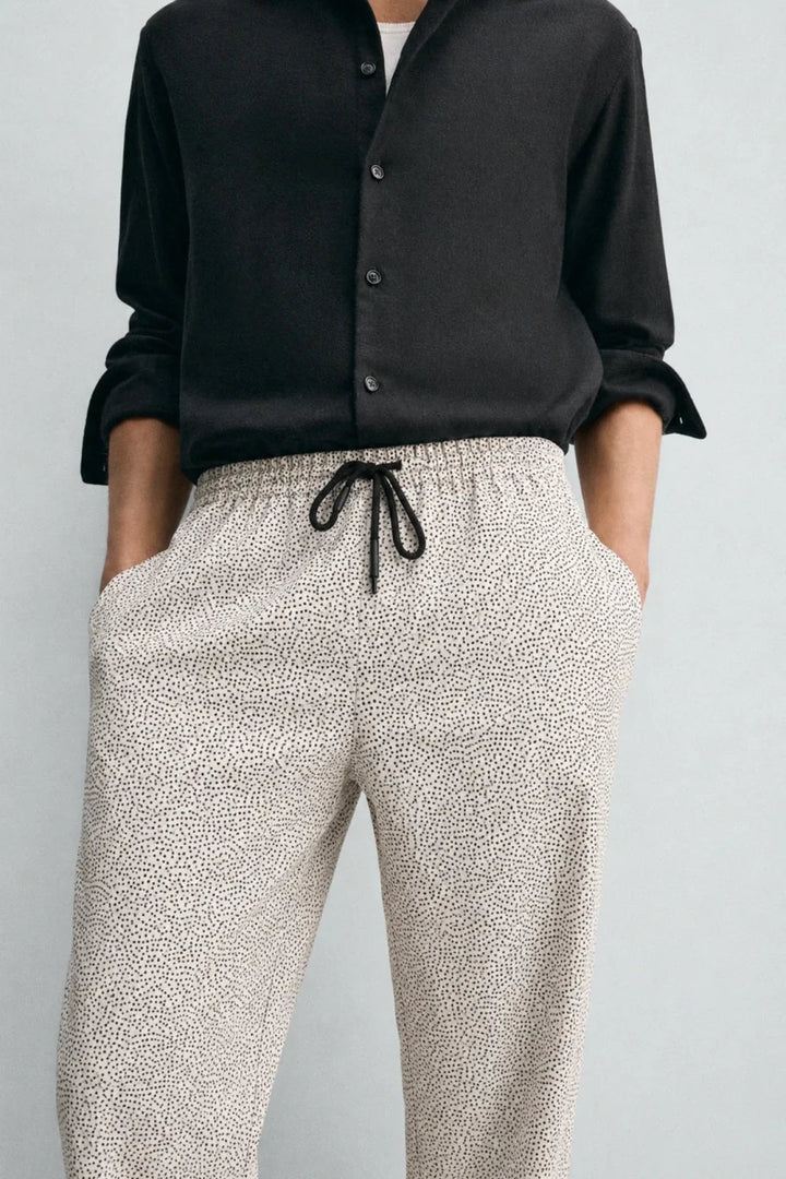 Straight Trouser - Ivory Mist - Savys Retail - lounge wear
