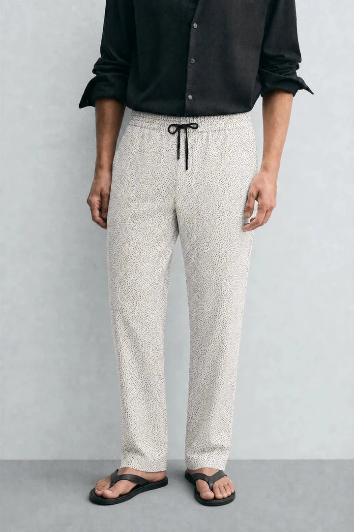 Straight Trouser - Ivory Mist - Savys Retail - lounge wear