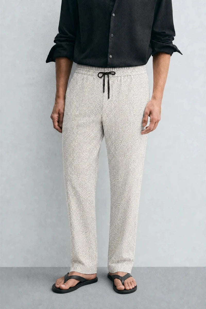Straight Trouser - Ivory Mist - Savys Retail - lounge wear
