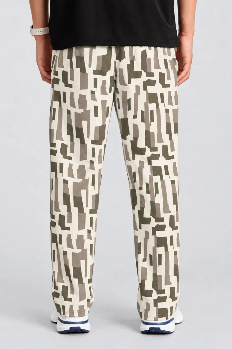 Straight Trouser - Urban Camo - Savys Retail - lounge wear