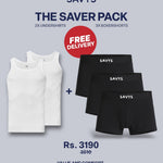 Ultimate Saver Pack - 2 Undershirts & 3 Boxers - Savys Retail - 