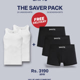 Ultimate Saver Pack - 2 Undershirts & 3 Boxers - Savys Retail - 