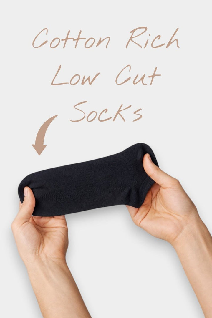 Unisex Low Cut Socks (1 Pair) – Black - Savys Retail - 