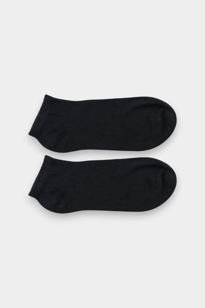 Unisex Low Cut Socks (1 Pair) – Black - Savys Retail - 