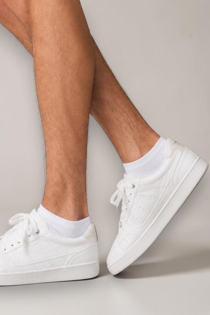 Unisex Low Cut Socks (1 Pair) – White - Savys Retail - 