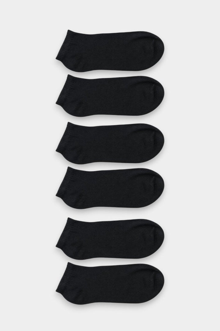 Unisex Low Cut Socks (3 Pair) – Black - Savys Retail - 
