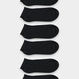 Unisex Low Cut Socks (3 Pair) – Black - Savys Retail - 