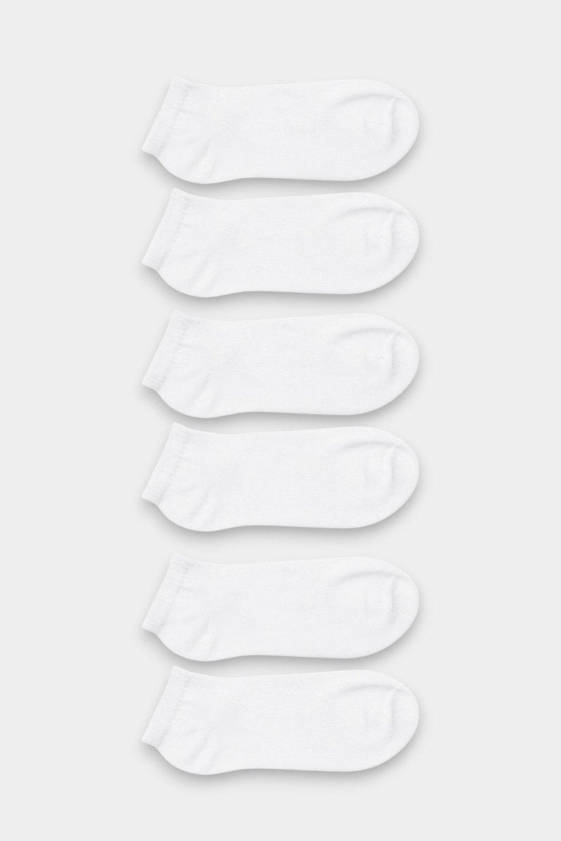 Unisex Low Cut Socks (3 Pair) – White - Savys Retail - 