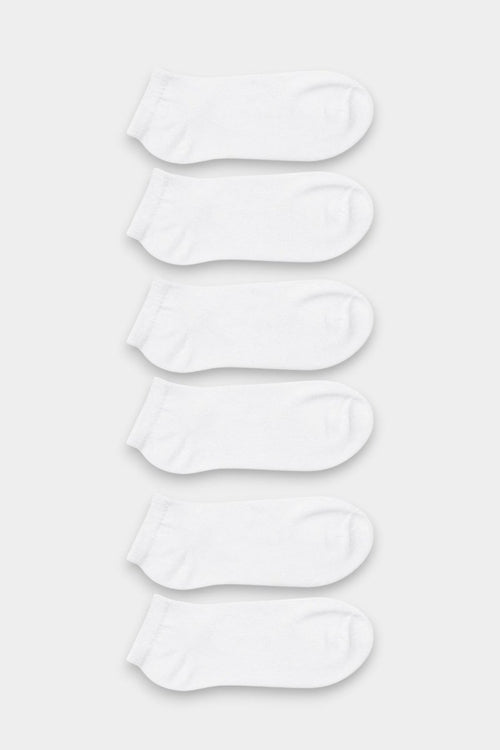Unisex Low Cut Socks (3 Pair) – White - Savys Retail - 