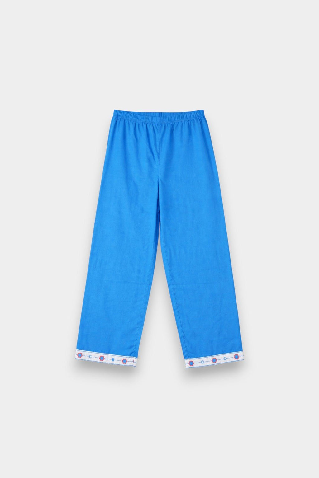 Women Cotton Sleepwear Set – Blue Blossom Stripe - Savys Retail - 