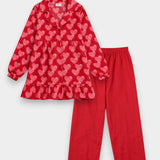 Women Cotton Sleepwear Set – Crimson Love - Savys Retail - 