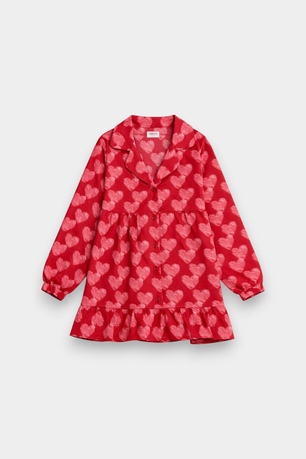Women Cotton Sleepwear Set – Crimson Love - Savys Retail - 