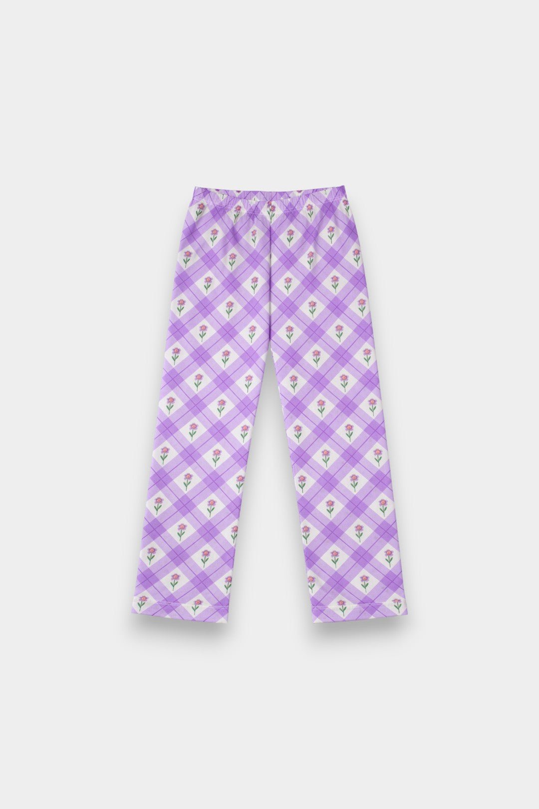 Women Cotton Sleepwear Set – Lavender Bloom - Savys Retail - 