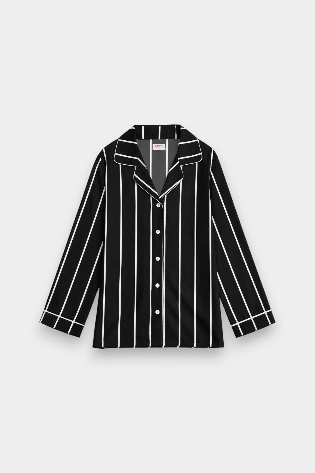 Women Cotton Sleepwear Set – Midnight Stripe - Savys Retail - 