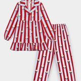 Women Cotton Sleepwear Set – Scarlet Blossom - Savys Retail - 