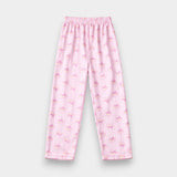 Women Silky Sleepwear Set – Blush Petal Stripe - Savys Retail - 