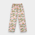 Women Silky Sleepwear Set – Leopard Garden - Savys Retail - 